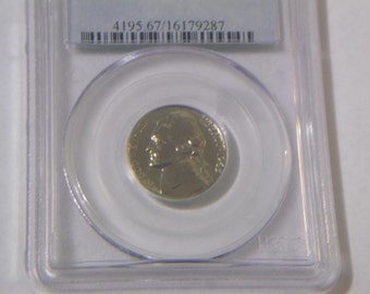 1963 PCGS PR 67 Jefferson Nickel