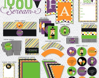 Fangtastic Halloween PRINTABLE Party Favor INSTANT DOWNLOAD