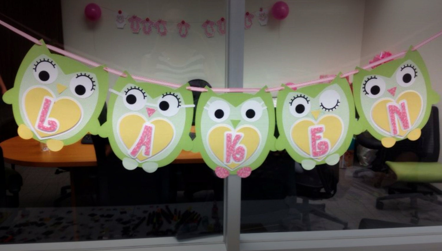 Owl Baby Shower Banner Il Fullxfull Owl Baby Shower Banner