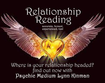 Psychic Reading Love Relationship Reading Lynn Kinman Psychic Medium Past Life Reading Spirit Guide Reading 3 Question Reading Low Cost