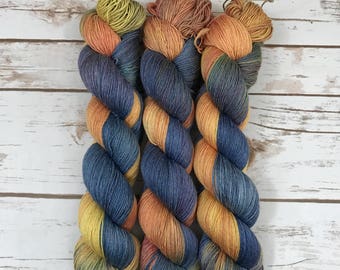 Merino/Silk 80/20, 437yard/100g, 4-ply, handdyed