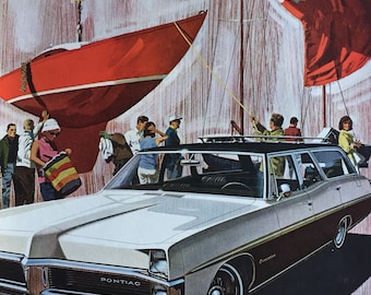 1967 Pontiac ad, great retro graphics.