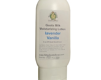 Lavender Vanilla Lotion, Lavender Lotion, Lotion, Goat Milk Lotion, Goats Milk Lotion