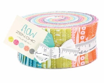 Sew and Sew - Moda Precut by Chloe's Closet - Jelly Roll seamstress tapes tiny flowers vintage pattern