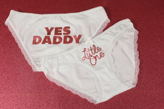 BDSM Clothing DDLG Underwear Yes Daddy Little One Panties