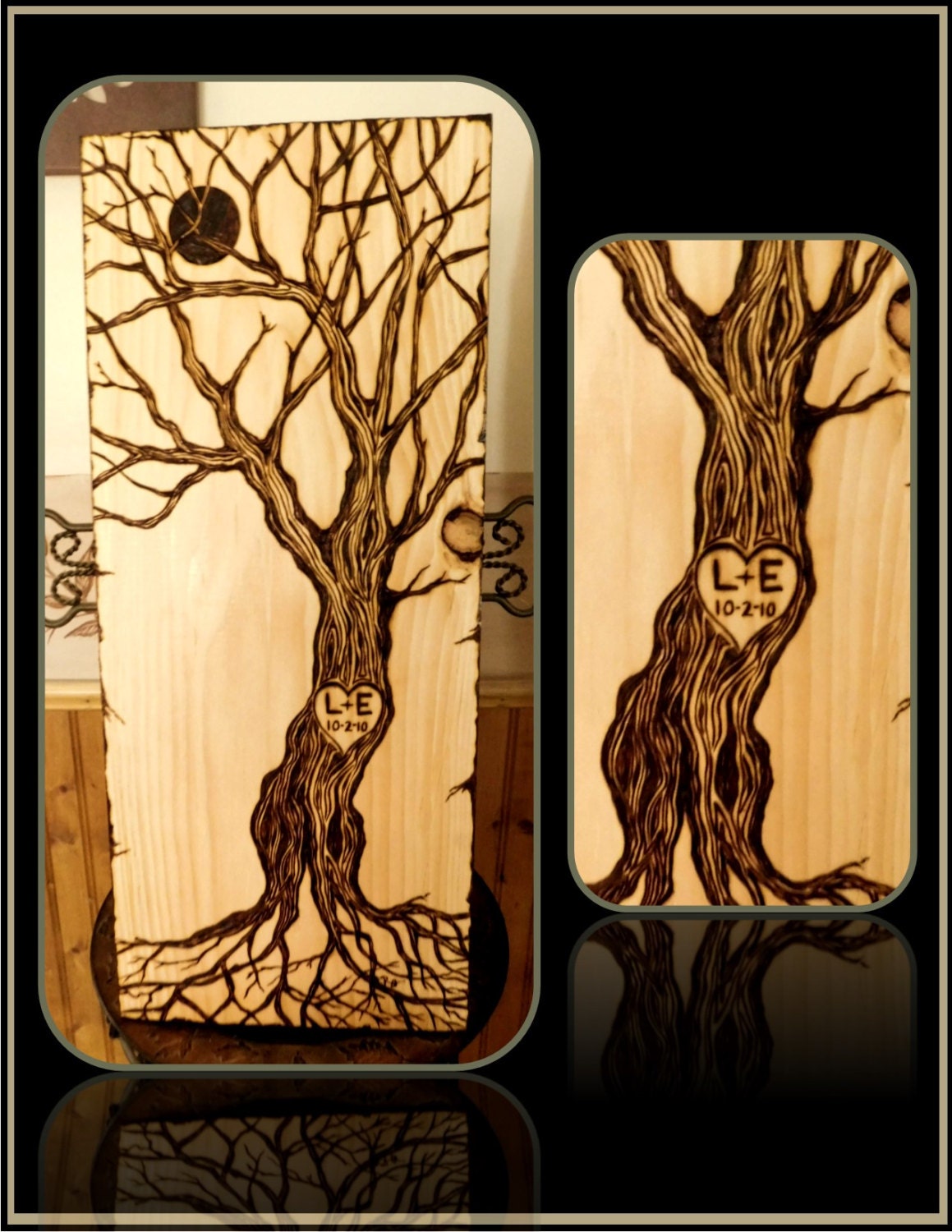 Couples Tree - Mens gift - Anniversary gifts - five year 