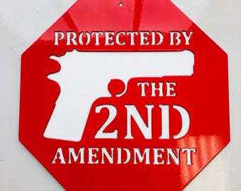 2nd amendment sign | Etsy