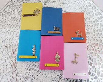 Free name passport holder cover, handmade, Personalized passport cover, Passport case
