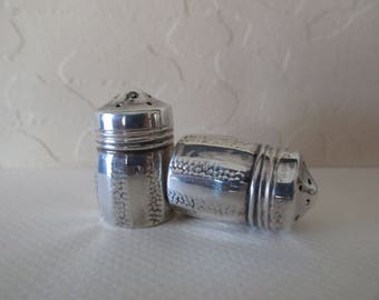 vintage sterling silver salt and pepper shakers