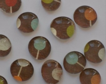 Connect the Dots - Set of 9 glass magnets