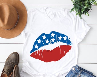 American flag svg, Usa flag svg, Lips svg, Woman svg, Diva svg, Flag svg, 4th of july svg, Merica svg, SVG, DXF, eps, png, pdf, Afro svg,