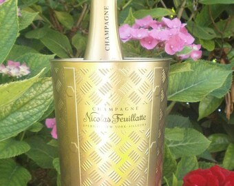 Français seau à champagne Nicolas Feuillatte - french ice bucket Champagne Nicolas Feuillatte