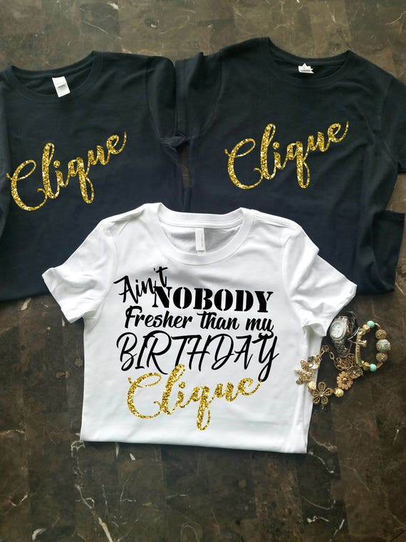 Birthday Party Shirts Birthday Group Shirts Birthday Clique