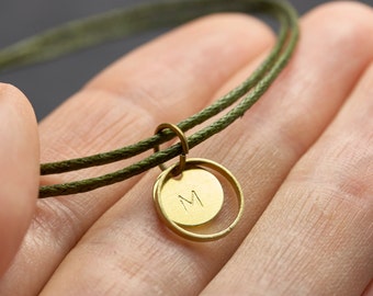 Bracelet engraved minimal vegan Freundschaftsamband
