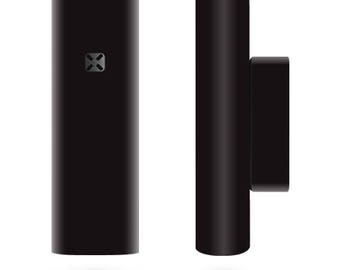 Skin For Ploom Pax 2 Vaporizer Glossy Black MightySkins Protective, Durable, and Unique Vinyl Decal wrap cover Easy To Apply, Remove