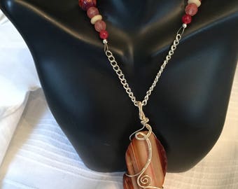 A Slice of Rose Necklace