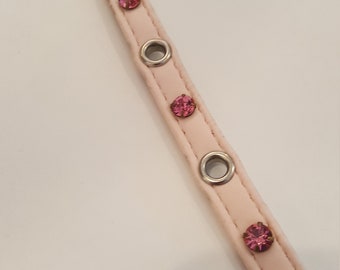 Pink Jeweled Pet Collar