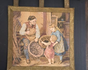 Charming Vintage Tapestry