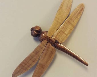 Dragonfly magnet / fridge magnet / kitchen decor / handmade