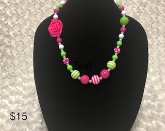 Beautiful colorful necklace