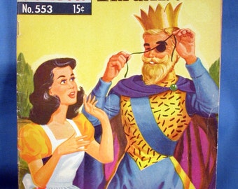 Vintage Classics Illustrated Junior - King Thrushbeard - 1958
