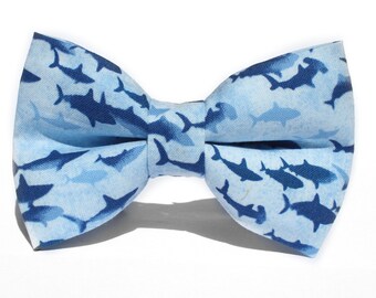 Shark Bow Tie | Bow Tie for Men | For Him | Bowtie | Dog Bow Tie | Mens Bow Tie | Boys Bow Tie | Wedding Bow Men