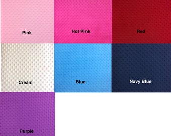 Minky Samples, Minky Dot Minky dot Material Minky Fabric Minky Material Minky Baby Fabric Minky Fleece Minky Quilt Minky Dot Fabric Minky