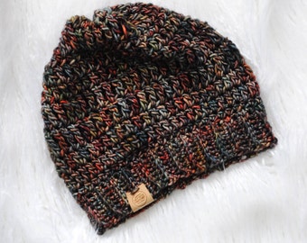 The Weekender Beanie//Slouchy beanie//100& Merino Wool