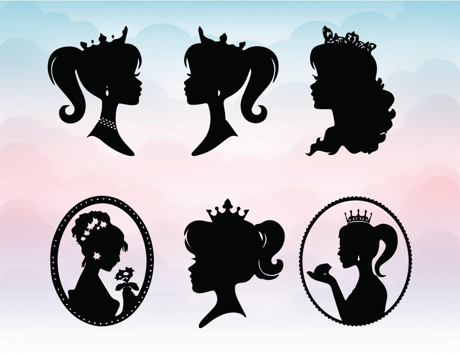 Disney princess svg Disney clip art digital download svg