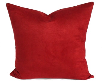 Valentine pillow cover, Red pillow cover, Red throw pillow, Valentines pillow, Red decorative pillow, Red accent pillow, 11 sizes available