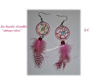 Dream catcher earrings