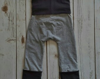 Maxaloones Grow With Me Pants Light Heather Grey
