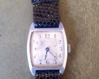 Vintage silver watch from 1920s