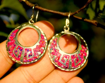 Fire Opal Earrings