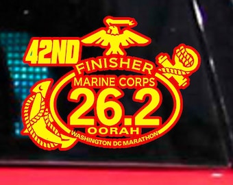 42nd 2017 Marine Corps Marathon Finisher Decal