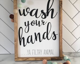 Ya filthy animal | Etsy