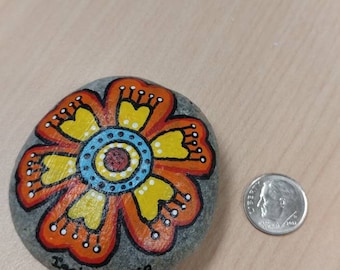 Painted Rock Large Flower