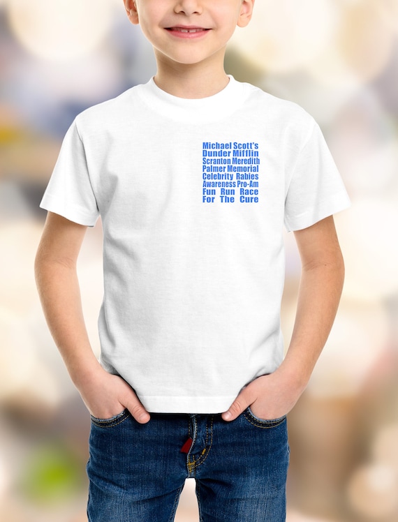 The Office "Meredith Rabies Awareness Fun Run" Kids and Youth Shirt 2T-XL
