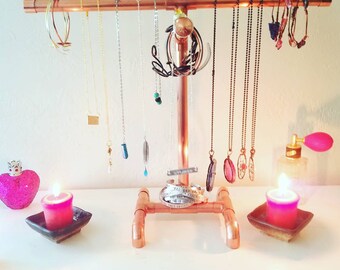 Sleek Display, Copper Jewelry Stand, Simple Jewelry Display Stand, Necklace Stand, Sales Stand, Copper Display, Bracelet Holder