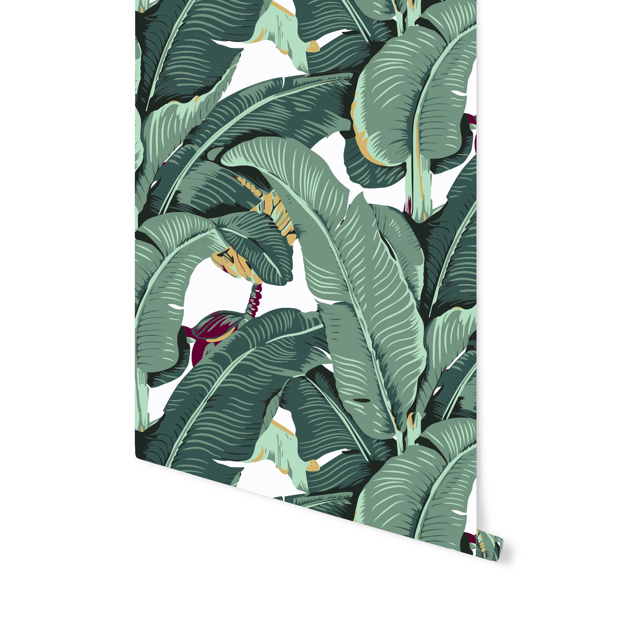 BANANA LEAF Removable Wallpaper Just Peel and Stick