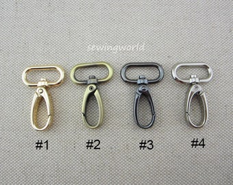10 pcs Purse Hardware Swivle Clasps 2.5cm diameter