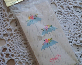 Vintage Tallys-Tallies-Umbrellas-Old Stock-Ephemera-Games-Playing Cards