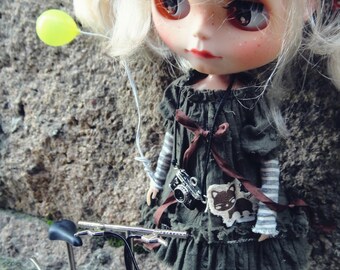 Hand Made Shabby Chic Dress/Outfit for Blythe/Pullips Dress/ Licca/ Azone A27
