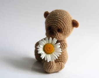 Bear Bear toy Teddy bear Hand knitted bear Knitted bear for children Baby bear Cute bear