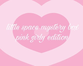 ddlg mystery box: pink girly edition