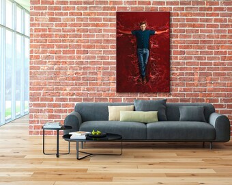 Dexter wall art, Dexter Morgan wall art, Dexter canvas, Dexter Morgan canvas, Dexter print, Dexter Morgan print