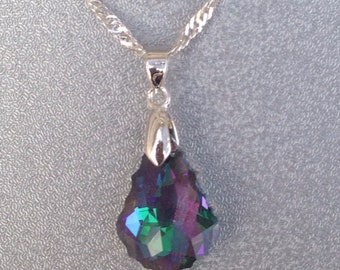 Swarovski Necklace, Swarovski Baroque Pendant Necklace