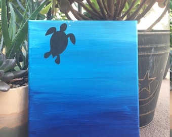 Just breathe canvas painting