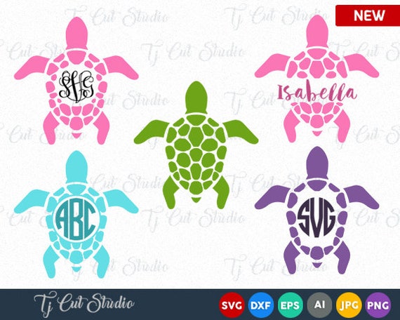 Download Sea Turtle Monogram SVG Sea Turtle SVGSea Turtle SVG Sea