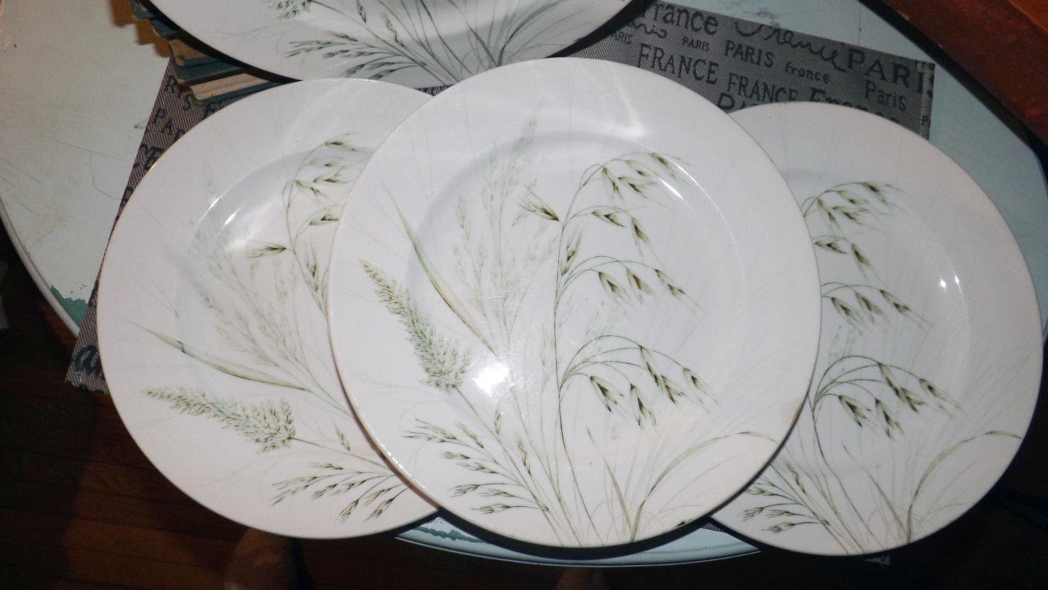 Vintage (1970s) English Ironstone Tableware Wild Oats pattern dinner ... Vintage (1970s) English Ironstone Tableware Wild Oats pattern dinner ...
